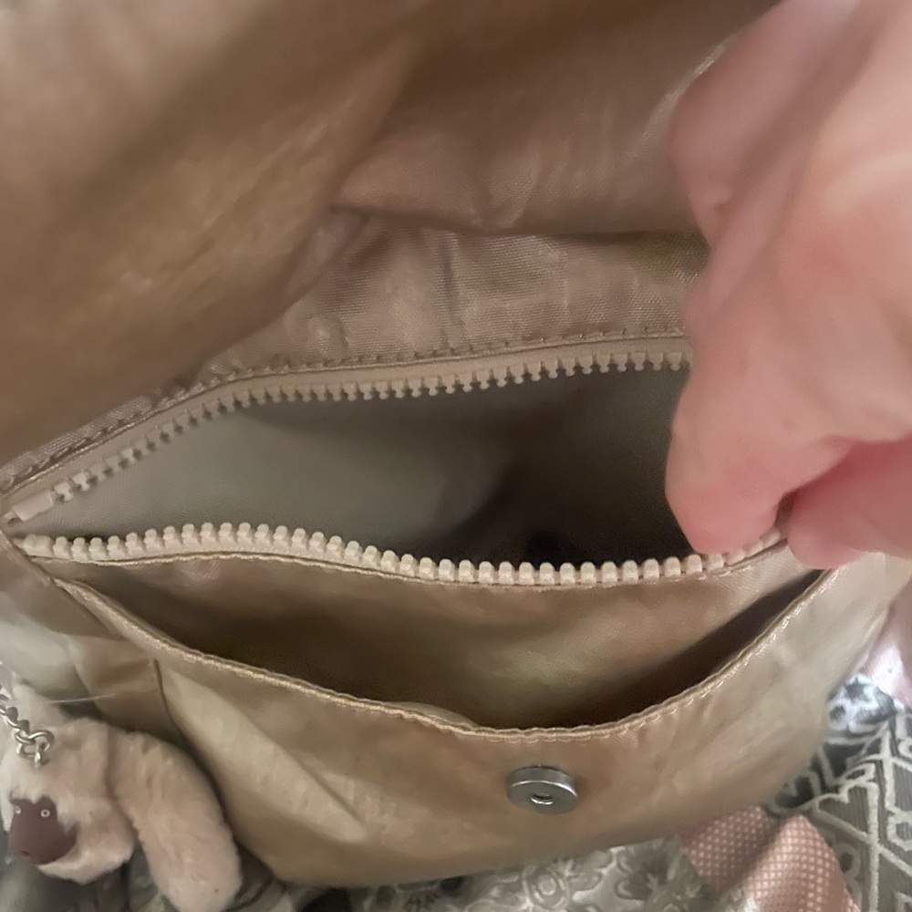 Kipling Metallic Gold Backpack - Picture 5 of 6